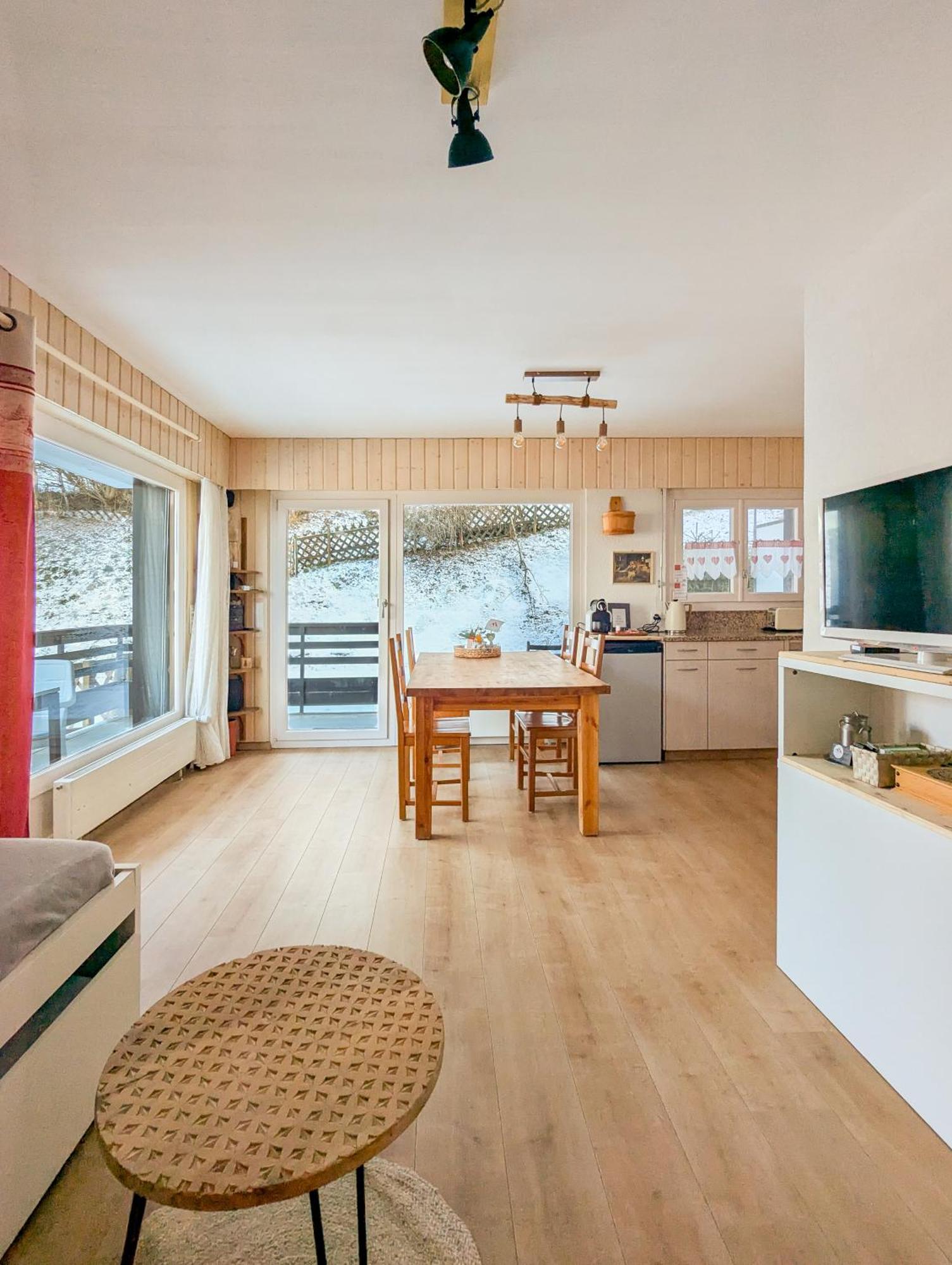 Cosy Centered With Garden And View In Veysonnaz Lejlighed Eksteriør billede