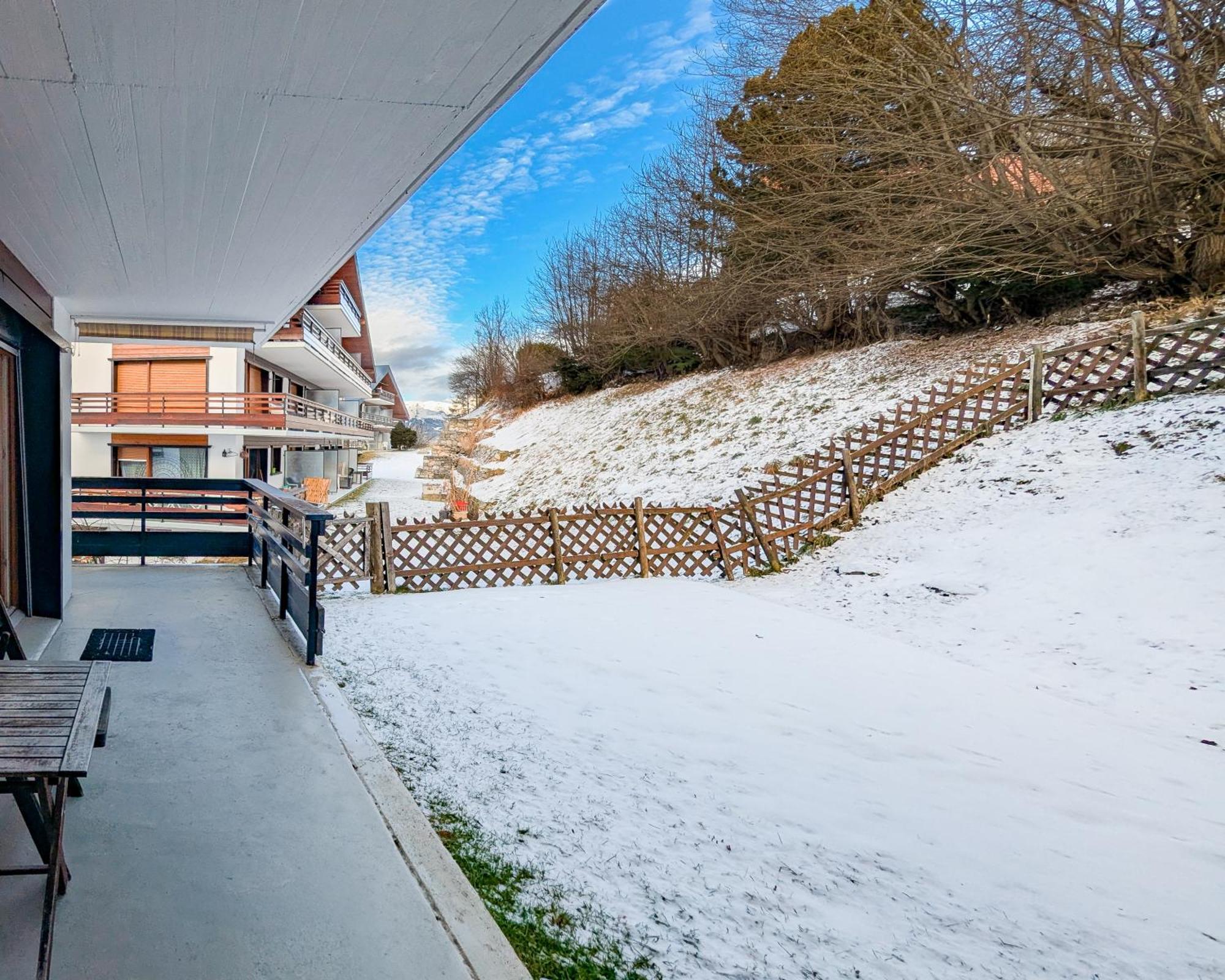 Cosy Centered With Garden And View In Veysonnaz Lejlighed Eksteriør billede